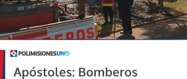 Bomberos controlaron un incendio provocado por un cortocircuito en la calle Warenycia