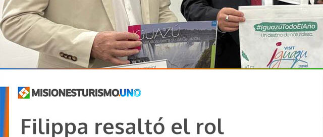 Filippa resaltó el rol del turismo como eje del desarrollo en la presentación del Destino Iguazú en Lima