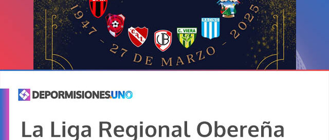 La Liga Regional Obereña de Fútbol celebra un nuevo aniversario de su fundación
